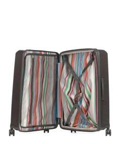 Hendaye 4-Rollen Trolley dunkelbraun 75 cm