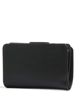 Hera 3.0 Geldbörse fein genarbtes Leder schwarz