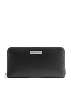 Hera 3.0 Geldbörse fein genarbtes Rindsleder schwarz