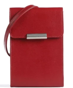 Hera 3.0 Handytasche fein genarbtes Rindsleder dunkelrot