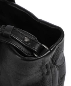 Hera Monogram Sheep Natural L Handtasche geprägtes Rindsleder schwarz