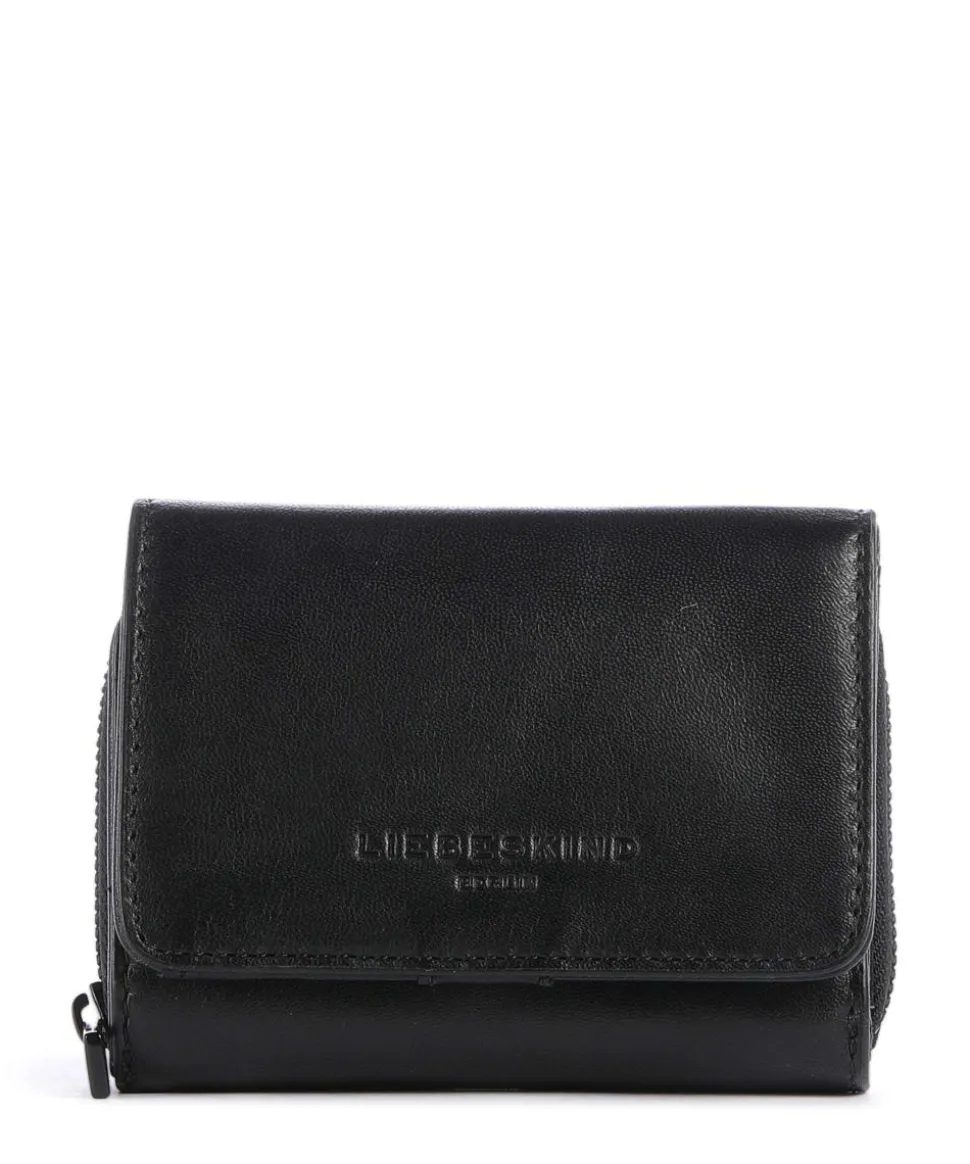 Hera Pablita Sheep Natural Geldbörse Schafsleder schwarz