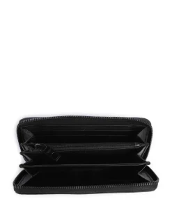 Hera Sally Geldbörse fein genarbtes Leder schwarz