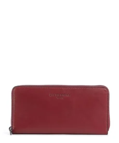 Hera Sally Geldbörse fein genarbtes Leder rot