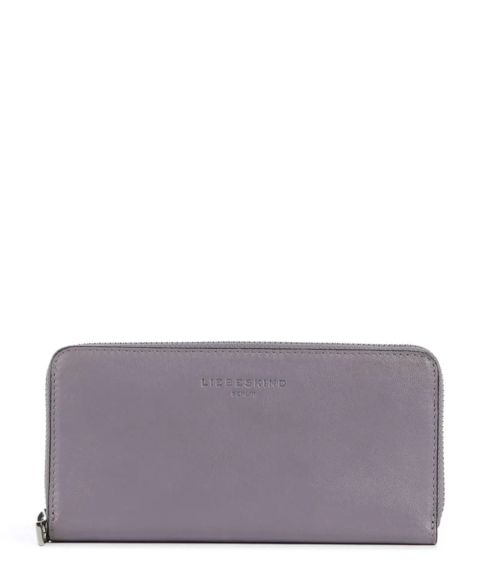 Hera Sally Geldbörse fein genarbtes Leder violett