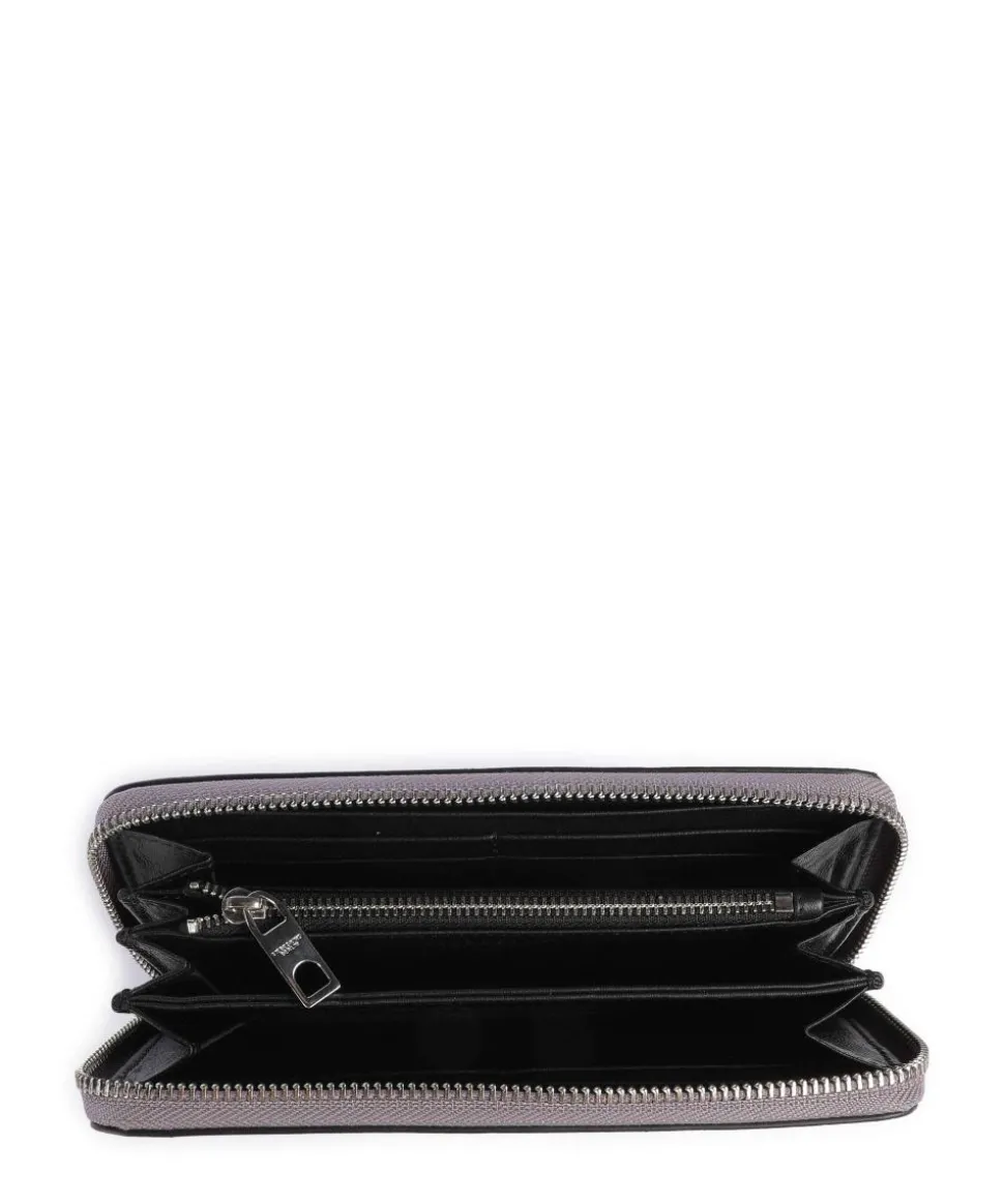 Hera Sally Geldbörse fein genarbtes Leder violett