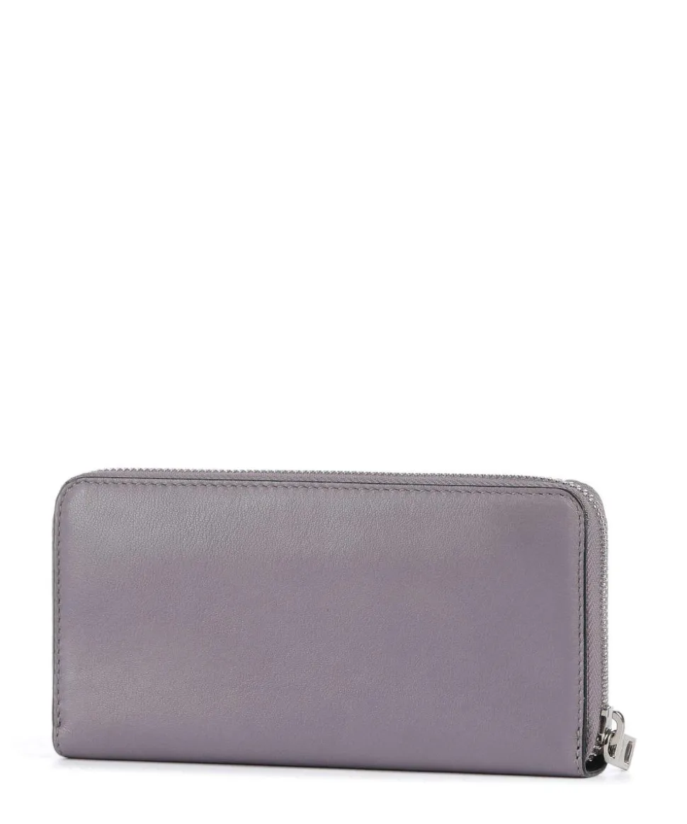 Hera Sally Geldbörse fein genarbtes Leder violett