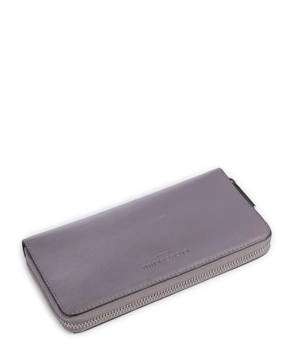 Hera Sally Geldbörse fein genarbtes Leder violett