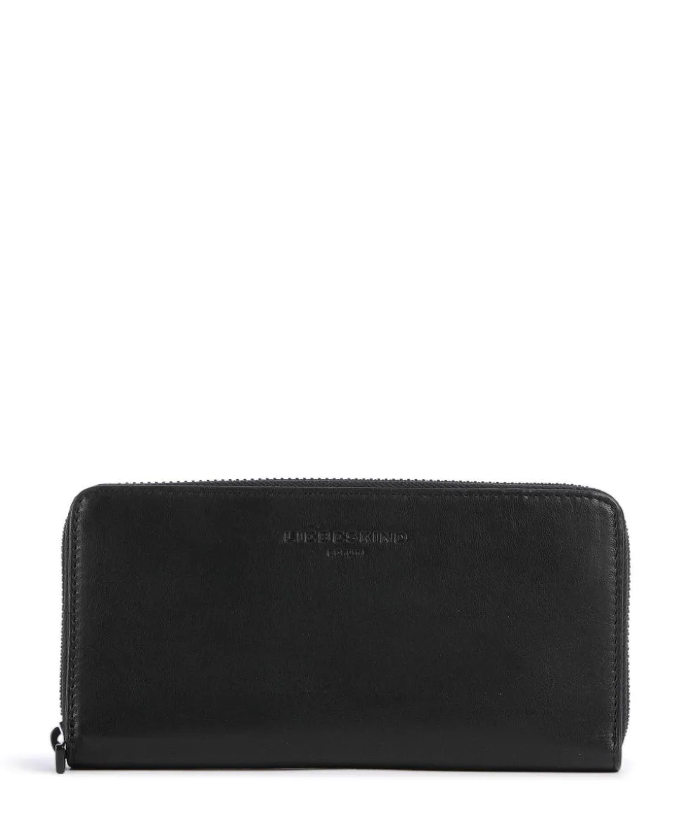 Hera Sally Sheep Natural RFID Geldbörse Schafsleder schwarz