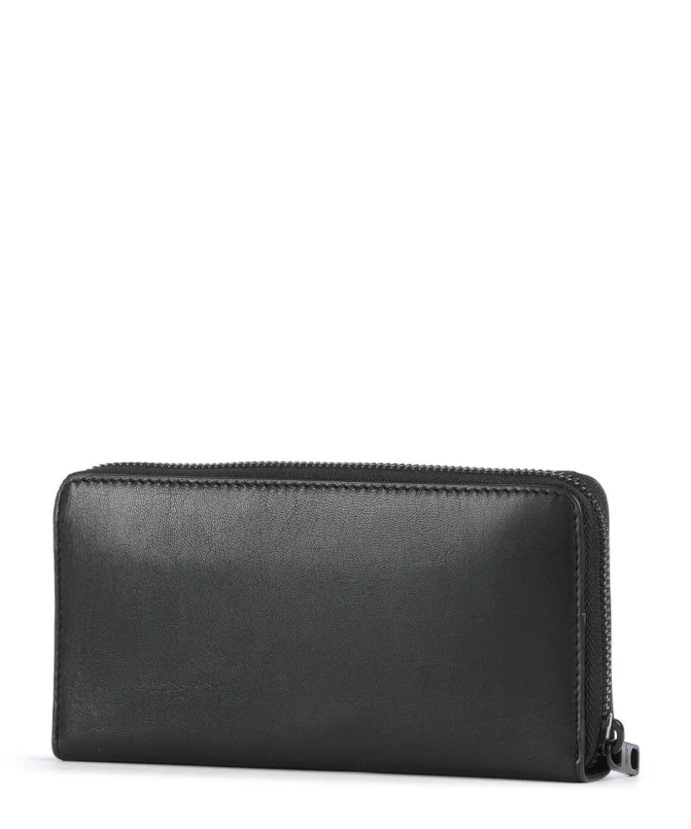 Hera Sally Sheep Natural RFID Geldbörse Schafsleder schwarz