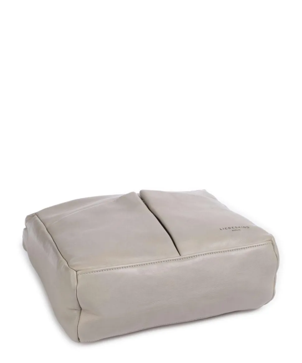 Hera Sheep Natuarl M Beuteltasche Schafsleder beige/weiß