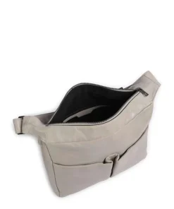 Hera Sheep Natuarl M Beuteltasche Schafsleder beige/weiß