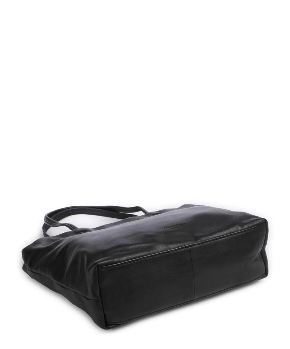 Hera Sheep Natural L Shopper Schafsleder schwarz