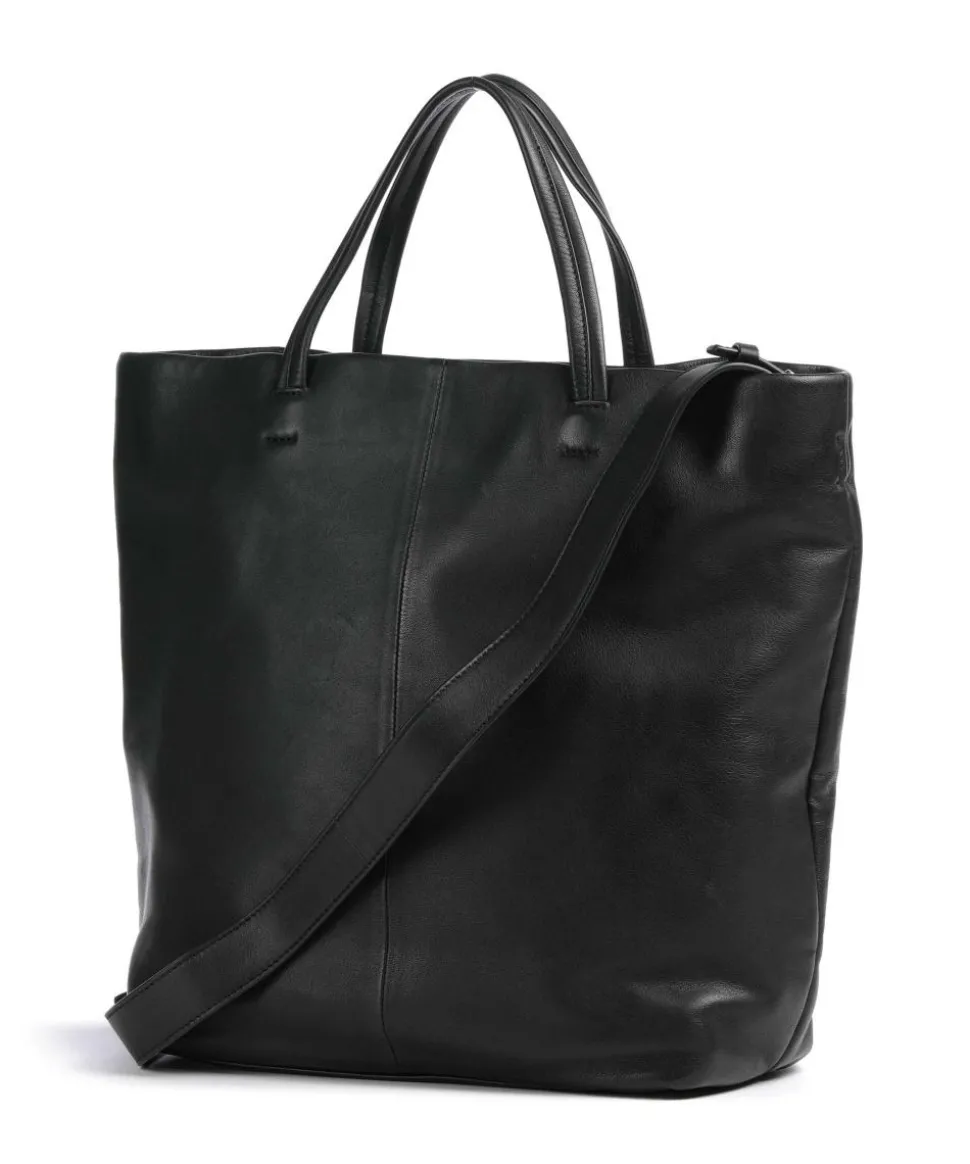 Hera Sheep Natural L Shopper Schafsleder schwarz