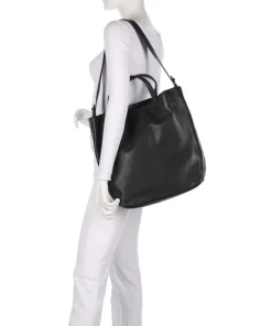 Hera Sheep Natural L Shopper Schafsleder schwarz