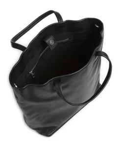 Hera Sheep Natural L Shopper Schafsleder schwarz