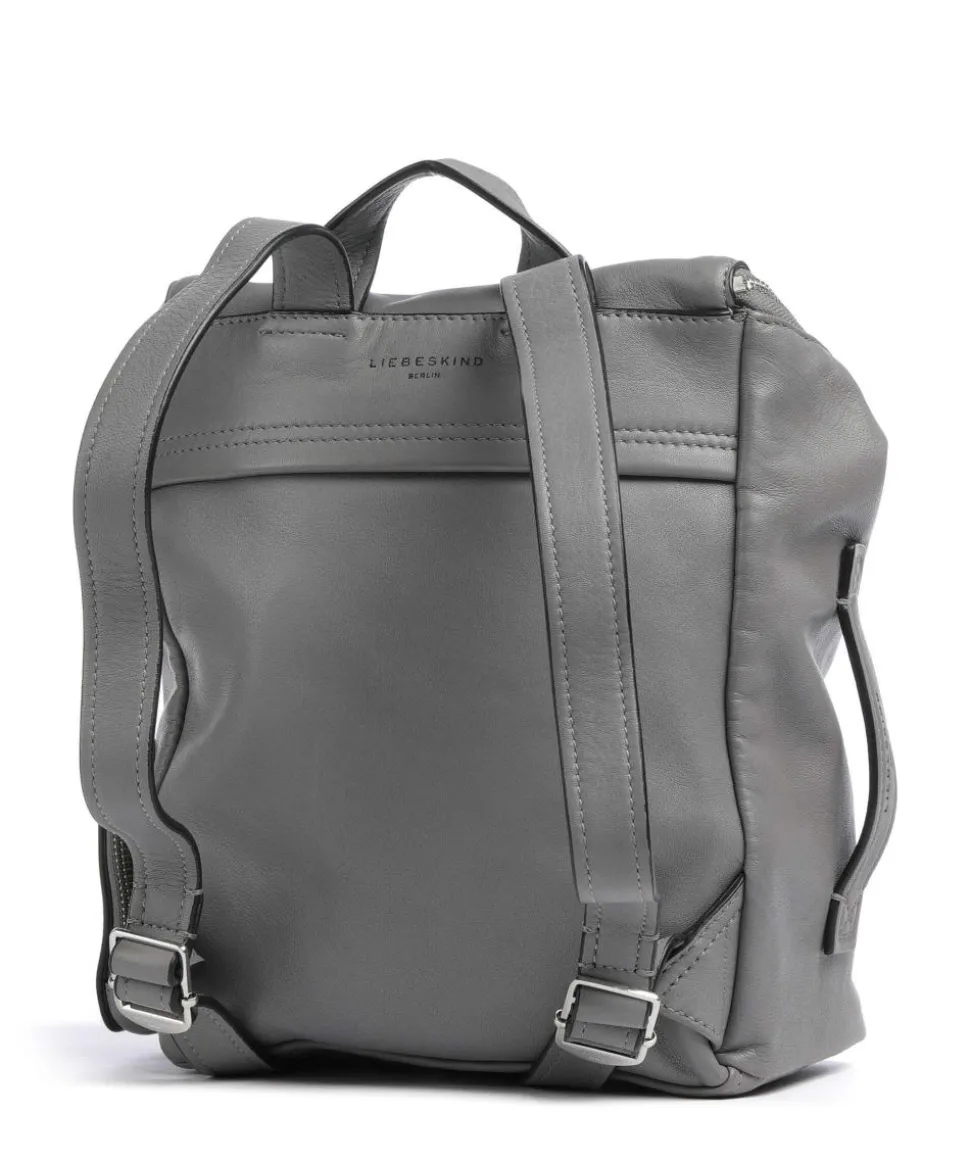 Hera Sheep Natural S Rucksack Schafsleder grau