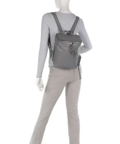 Hera Sheep Natural S Rucksack Schafsleder grau