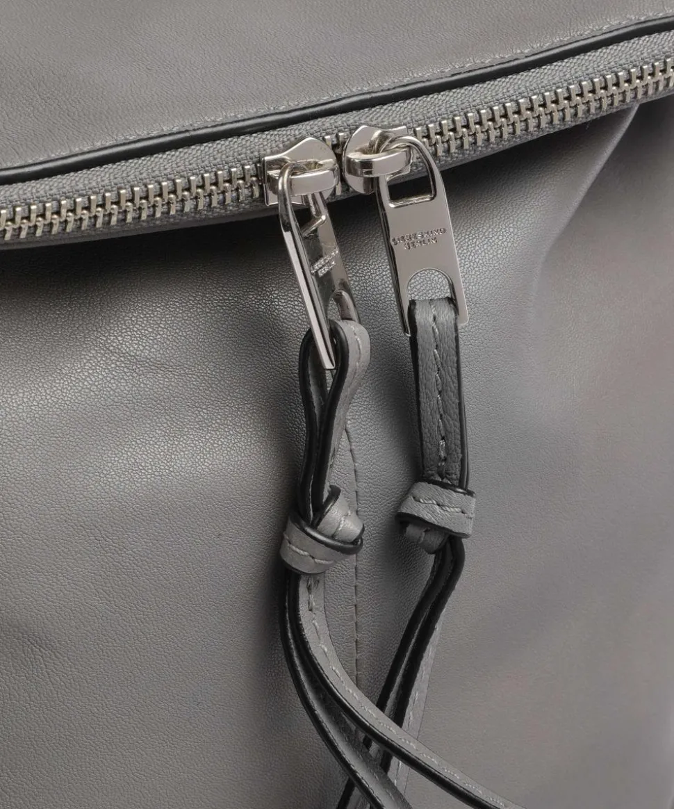 Hera Sheep Natural S Rucksack Schafsleder grau