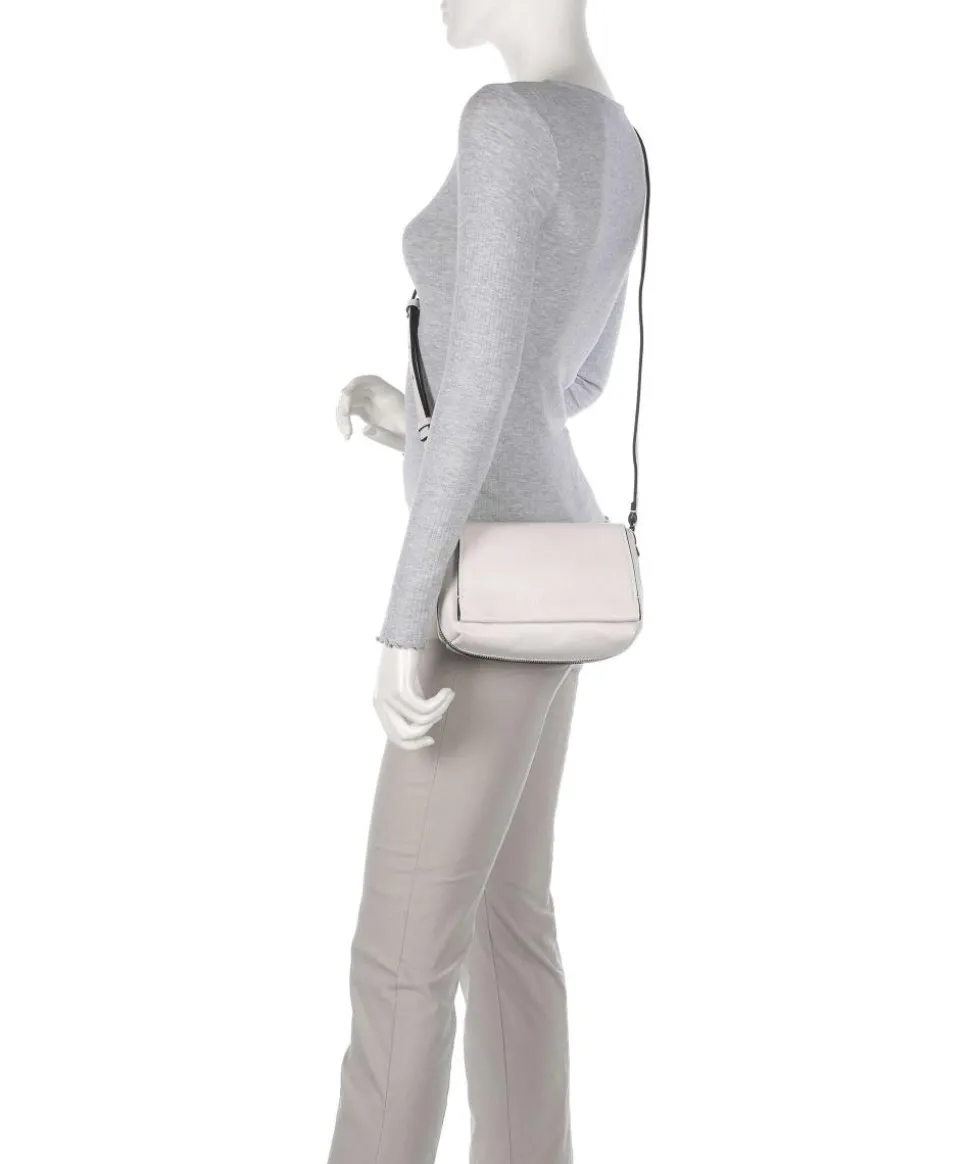 Hera Sheep Natural S Umhängetasche Schafsleder weiß