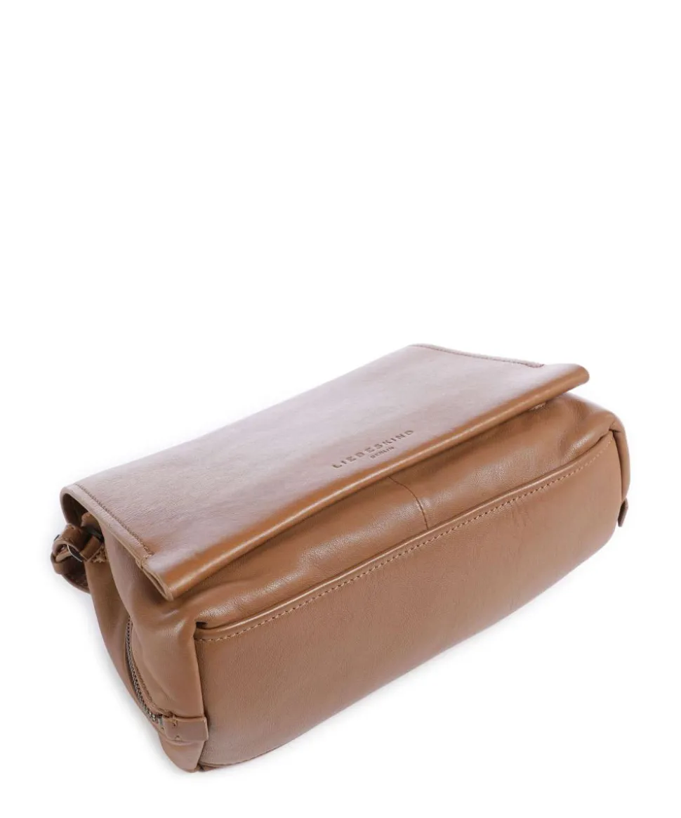 Hera Sheep Natural S Umhängetasche Schafsleder braun