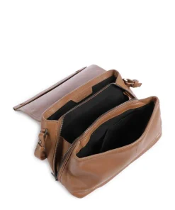 Hera Sheep Natural S Umhängetasche Schafsleder braun