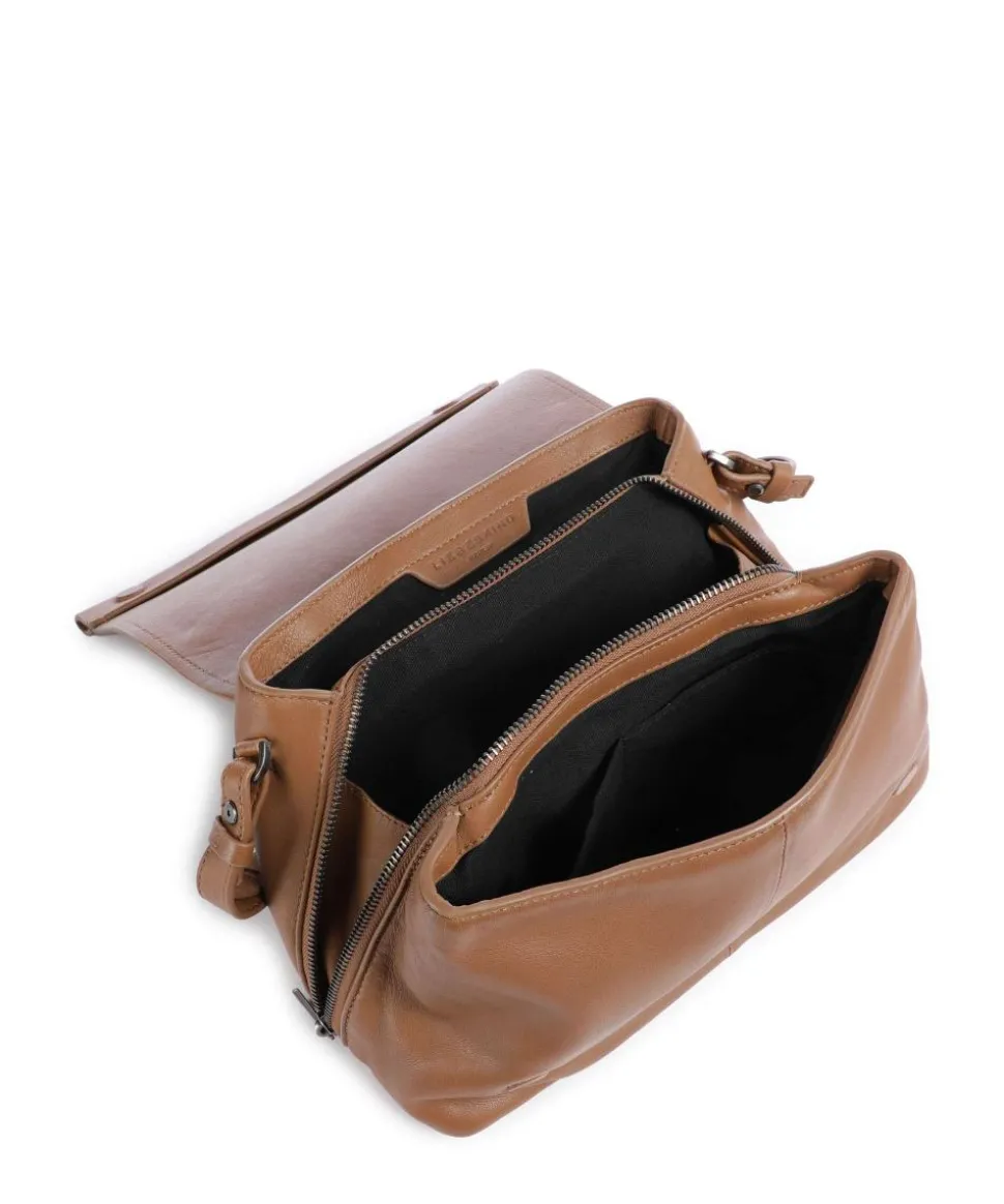 Hera Sheep Natural S Umhängetasche Schafsleder braun