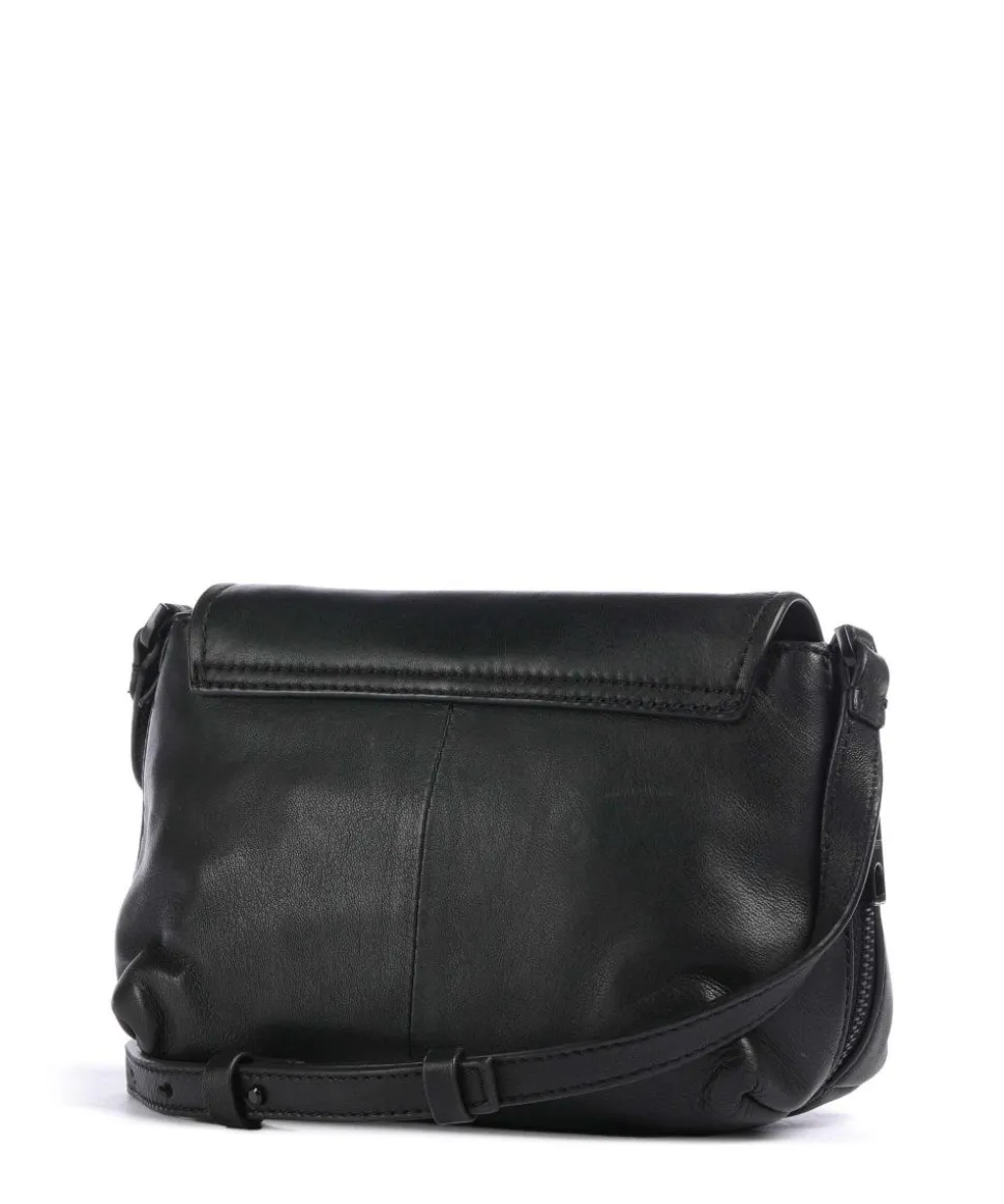 Hera Sheep Natural S Umhängetasche Schafsleder schwarz