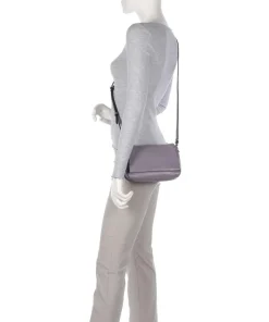 Hera Sheep Natural S Umhängetasche Schafsleder violett