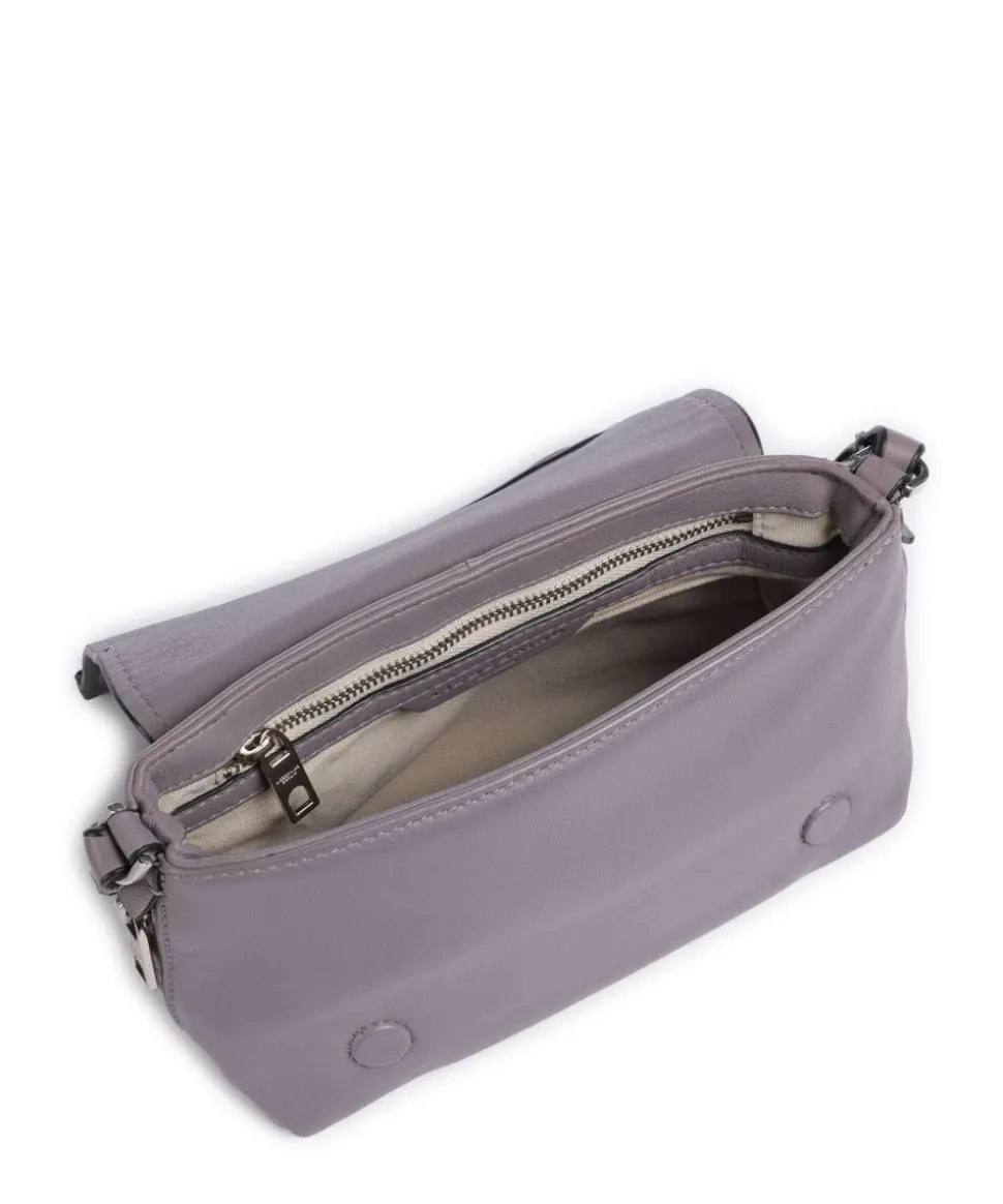 Hera Sheep Natural S Umhängetasche Schafsleder violett