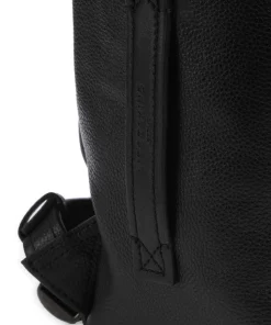 Hera Small Pebble S Rucksack genarbtes Leder schwarz