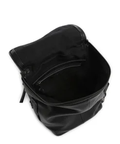 Hera Small Pebble S Rucksack genarbtes Leder schwarz