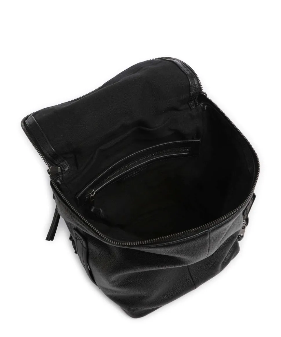 Hera Small Pebble S Rucksack genarbtes Leder schwarz