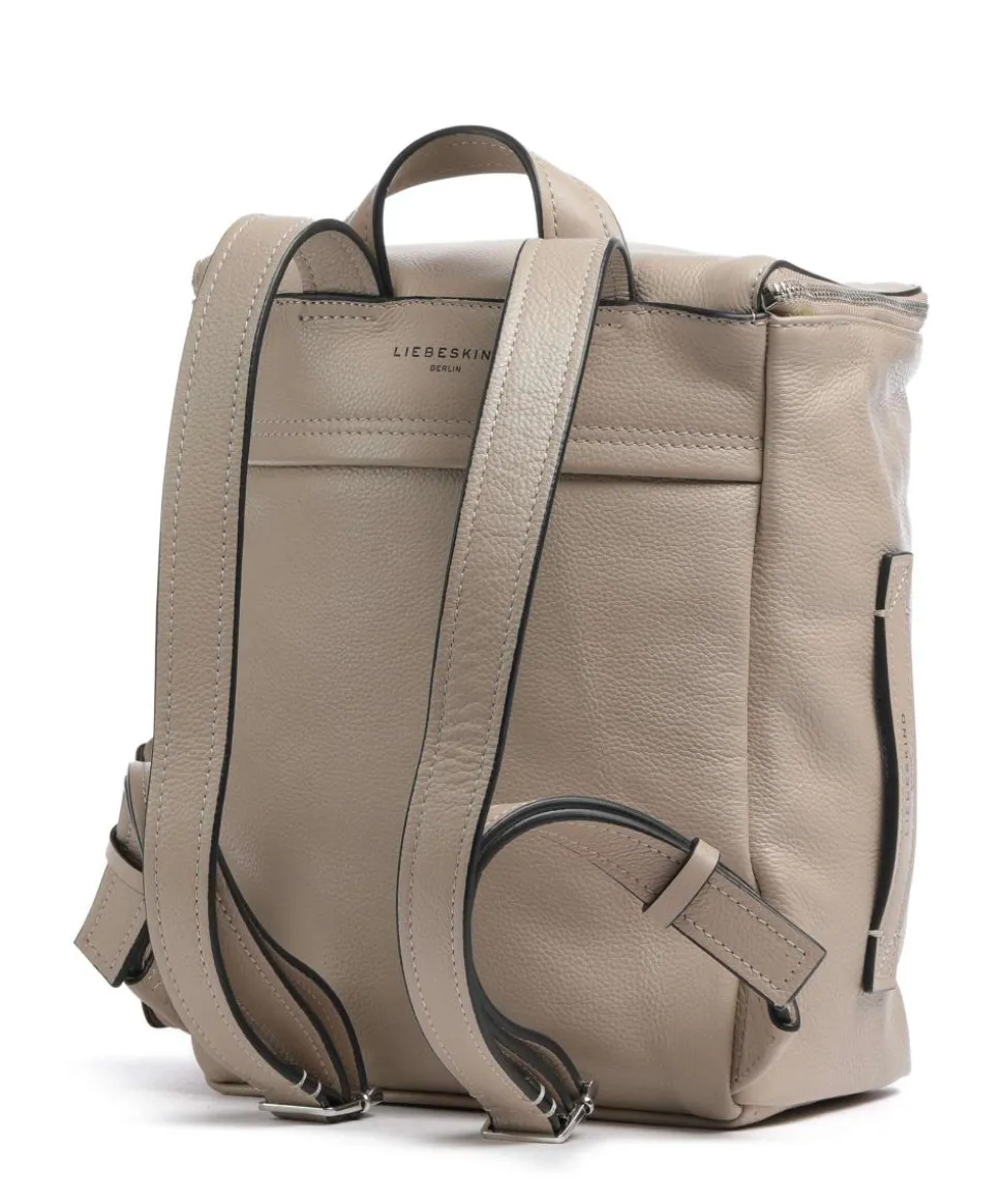 Hera Small Pebble S Rucksack genarbtes Leder beige