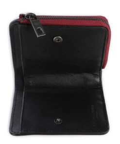 Hera Toni RFID Geldbörse fein genarbtes Rindsleder rot