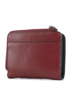 Hera Toni RFID Geldbörse fein genarbtes Rindsleder rot