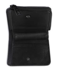 Hera Toni RFID Geldbörse fein genarbtes Rindsleder schwarz