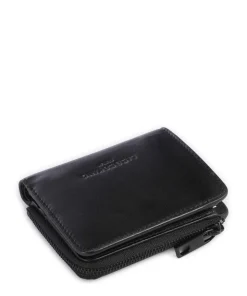 Hera Toni RFID Geldbörse fein genarbtes Rindsleder schwarz