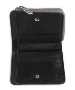 Hera Toni RFID Geldbörse fein genarbtes Rindsleder violett