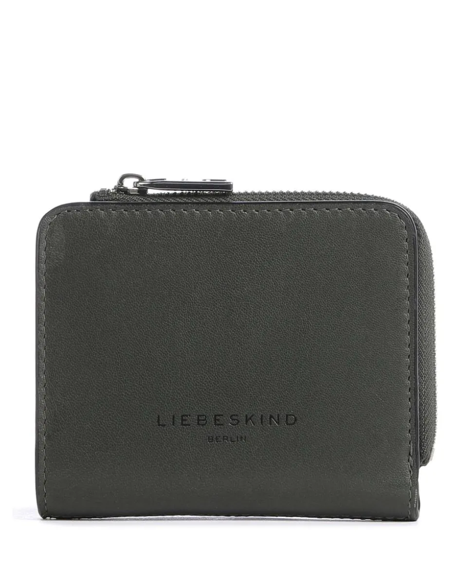 Hera Toni Sheep Natural Geldbörse Schafsleder dunkelgrün