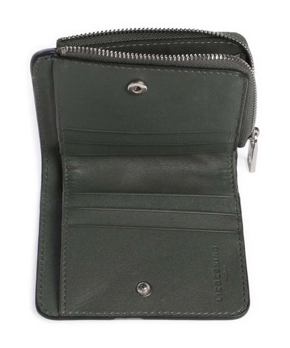 Hera Toni Sheep Natural Geldbörse Schafsleder dunkelgrün