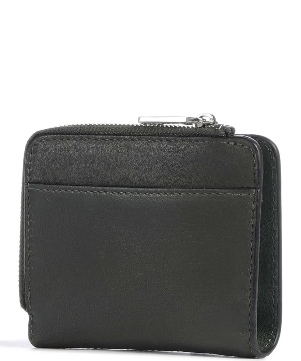 Hera Toni Sheep Natural Geldbörse Schafsleder dunkelgrün