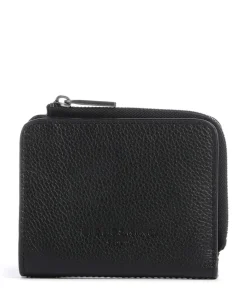 Hera Toni Small Pebble Geldbörse genarbtes Leder schwarz