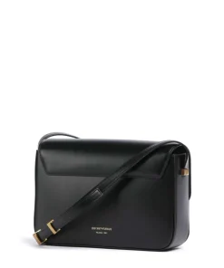 Hera Umhängetasche glattes Rindsleder schwarz