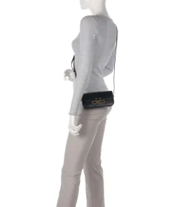 Hera Umhängetasche glattes Rindsleder schwarz