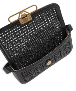 Hera Umhängetasche Lederimitat schwarz