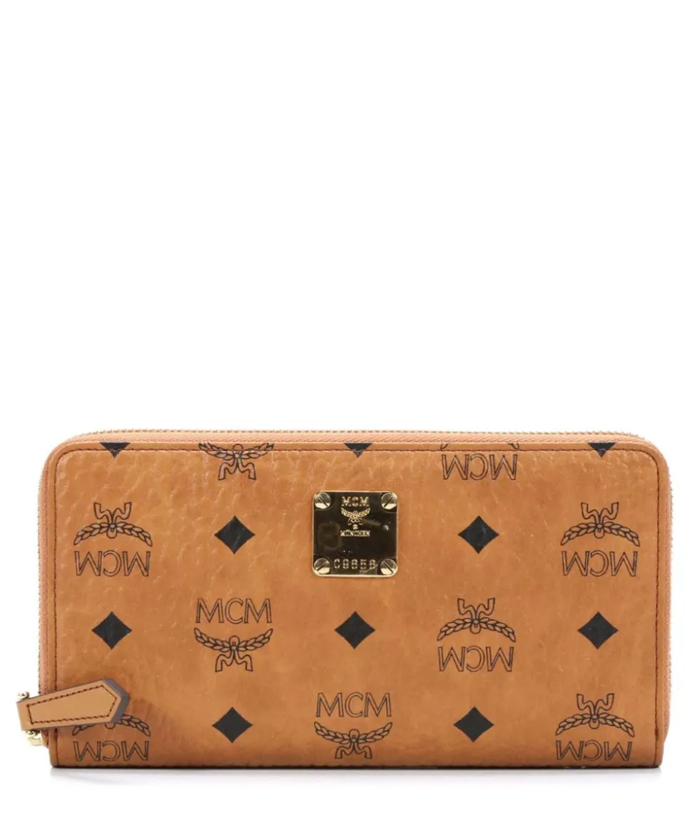 Heritage Line Geldbörse Lederimitat cognac