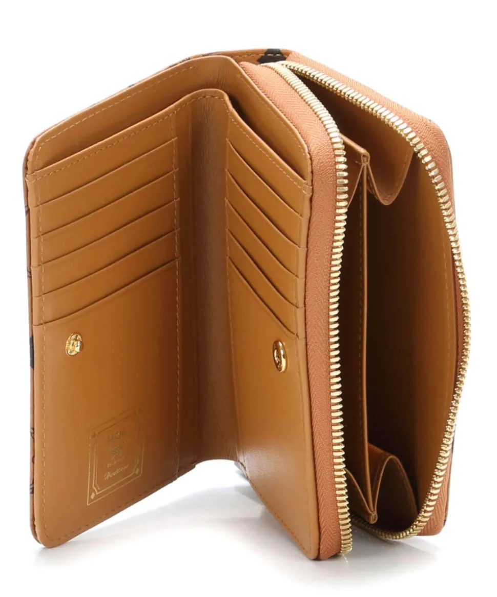 Heritage Line Geldbörse Lederimitat cognac