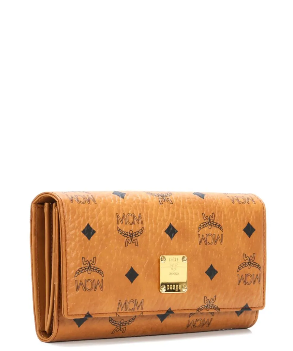 Heritage Line Geldbörse Lederimitat cognac