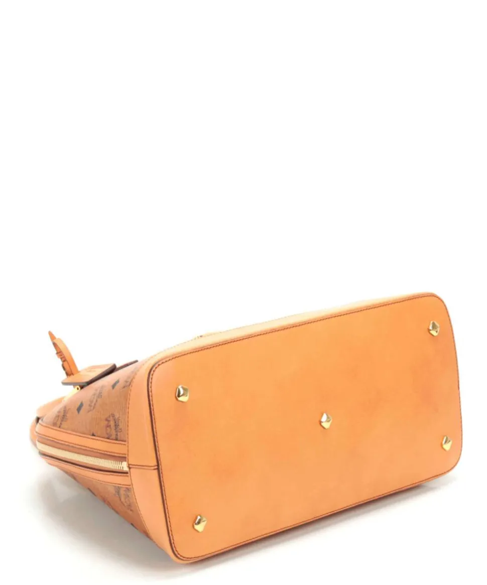 Heritage M Handtasche Leder cognac